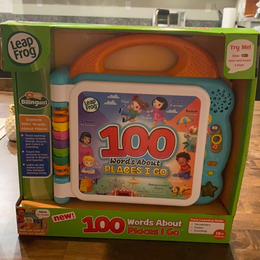 LeapFrog 100 Words About Places I Go Book